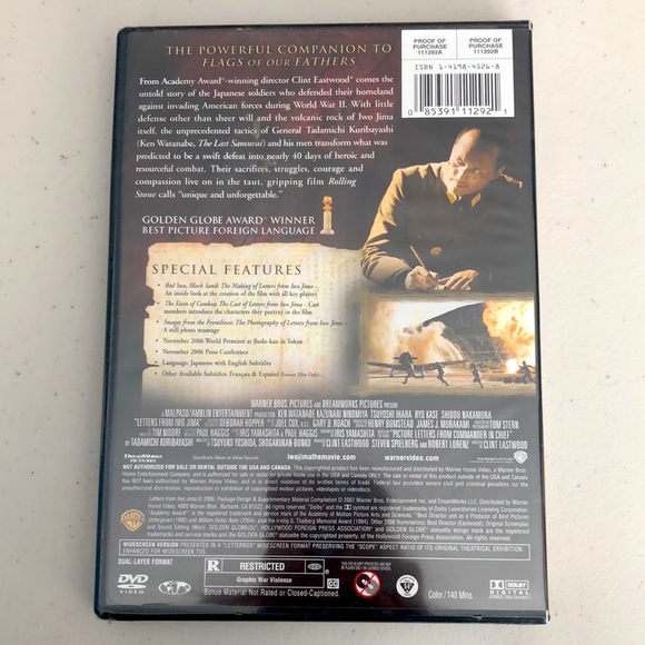 Letters from Iwo Jima (DVD) NEW/SEALED - Picture 2 of 5